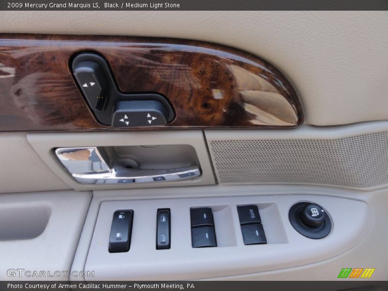 Black / Medium Light Stone 2009 Mercury Grand Marquis LS