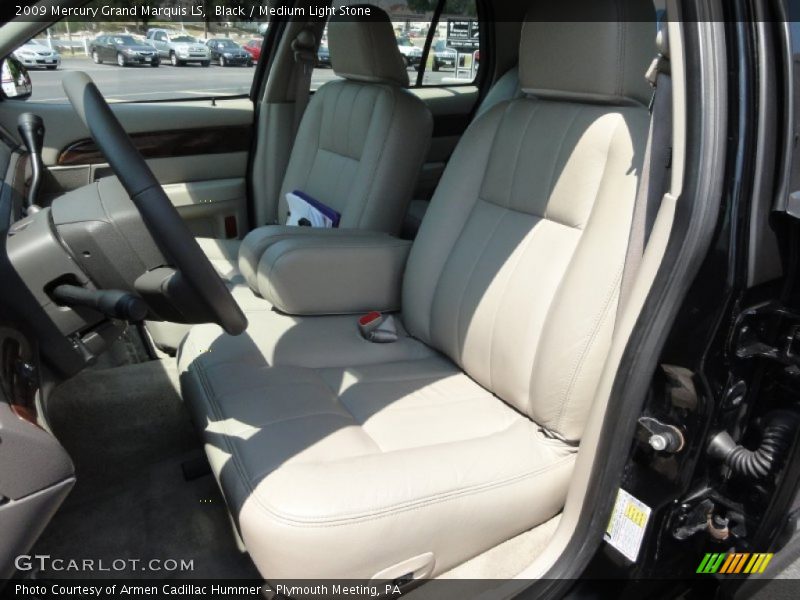 Black / Medium Light Stone 2009 Mercury Grand Marquis LS