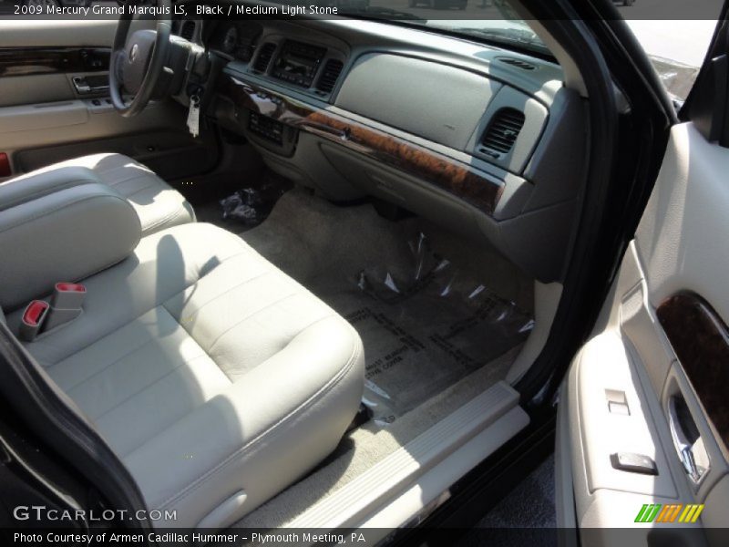 Black / Medium Light Stone 2009 Mercury Grand Marquis LS