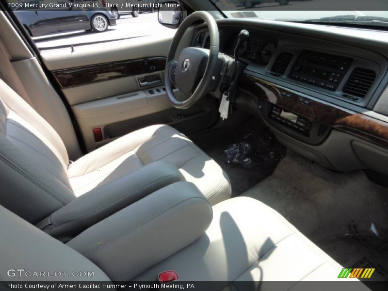Black / Medium Light Stone 2009 Mercury Grand Marquis LS