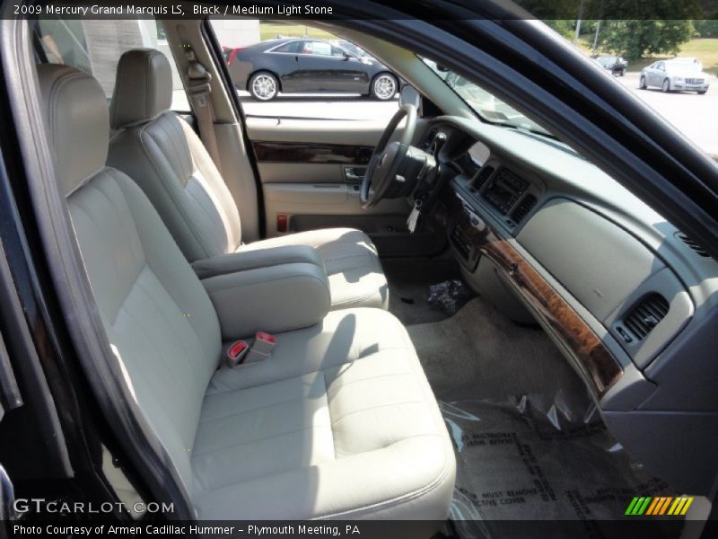 Black / Medium Light Stone 2009 Mercury Grand Marquis LS
