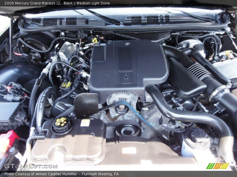 Black / Medium Light Stone 2009 Mercury Grand Marquis LS