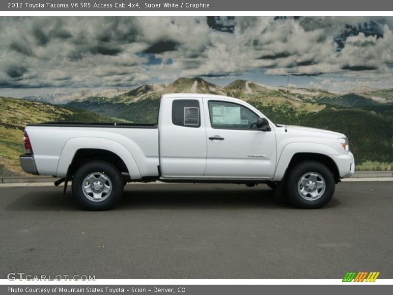  2012 Tacoma V6 SR5 Access Cab 4x4 Super White