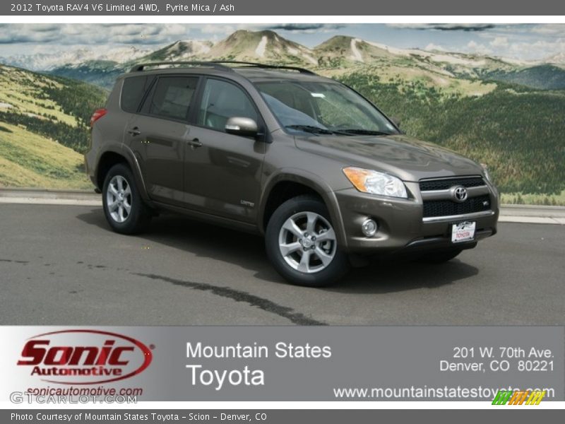 Pyrite Mica / Ash 2012 Toyota RAV4 V6 Limited 4WD