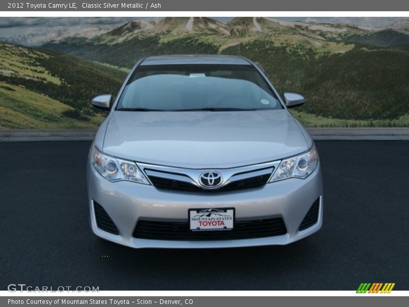 Classic Silver Metallic / Ash 2012 Toyota Camry LE