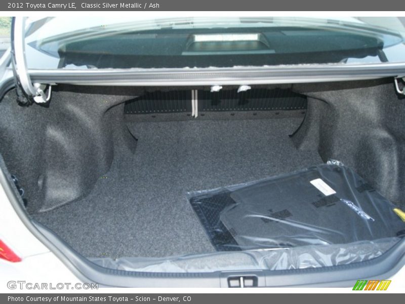  2012 Camry LE Trunk