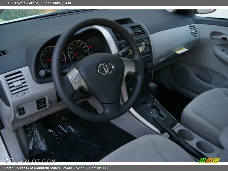 Super White / Ash 2012 Toyota Corolla