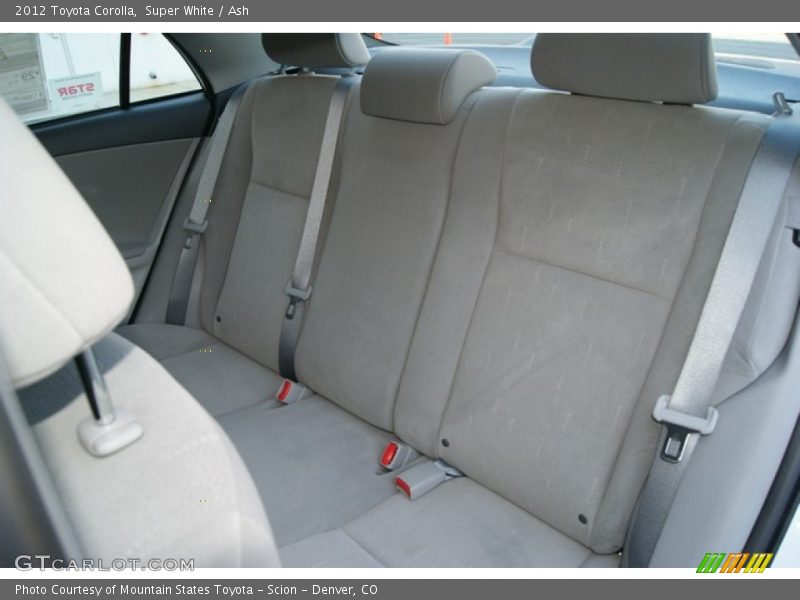 Super White / Ash 2012 Toyota Corolla