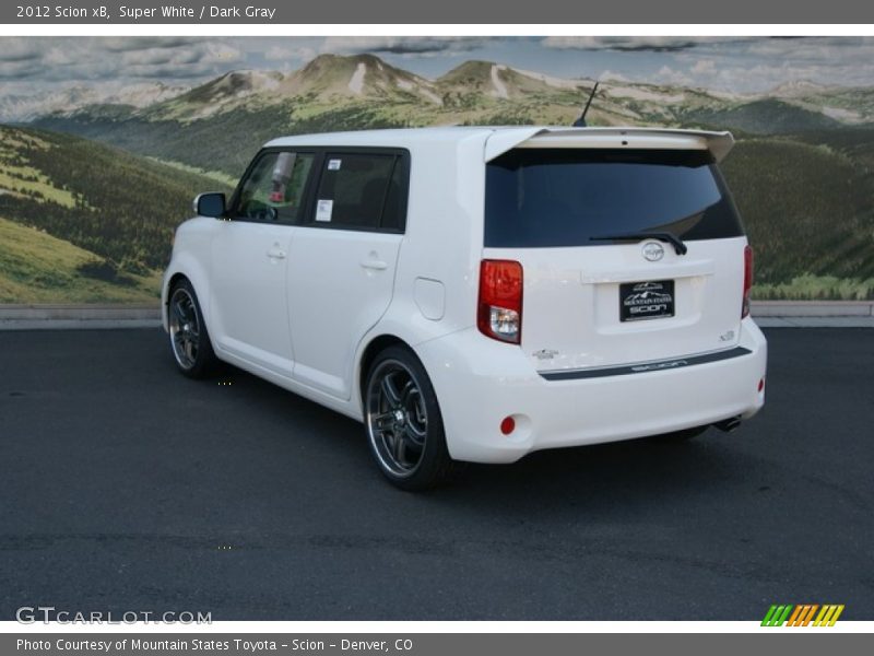 Super White / Dark Gray 2012 Scion xB