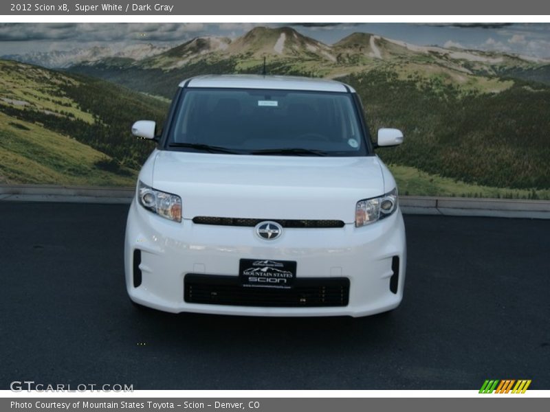 Super White / Dark Gray 2012 Scion xB