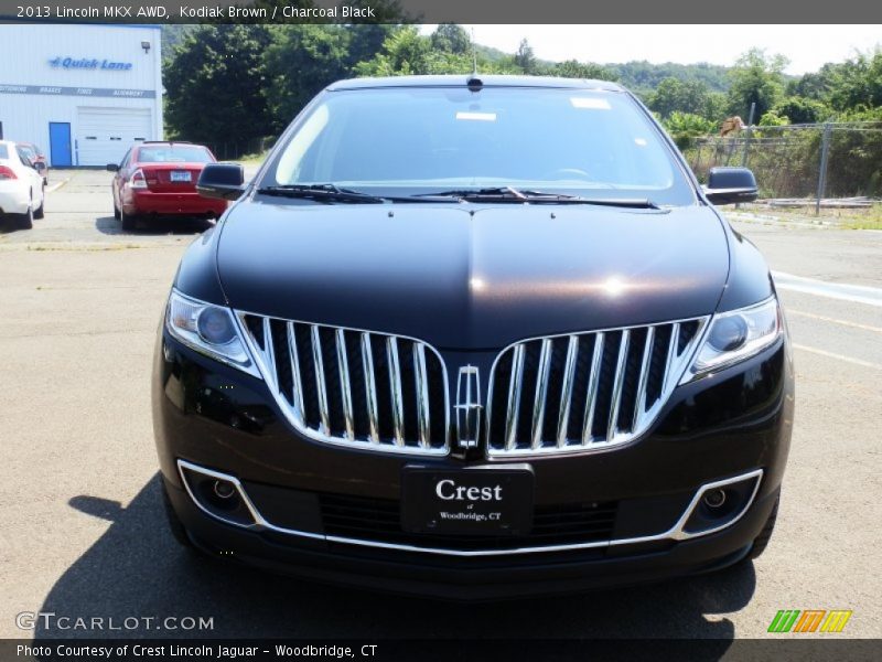 Kodiak Brown / Charcoal Black 2013 Lincoln MKX AWD