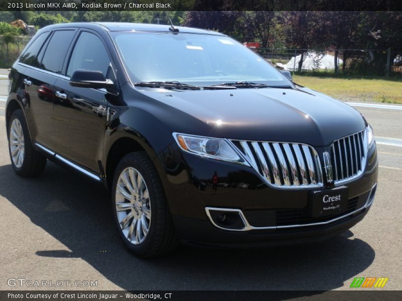 Kodiak Brown / Charcoal Black 2013 Lincoln MKX AWD