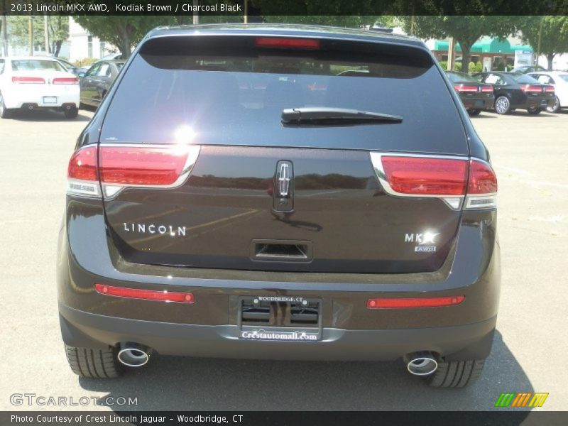 Kodiak Brown / Charcoal Black 2013 Lincoln MKX AWD