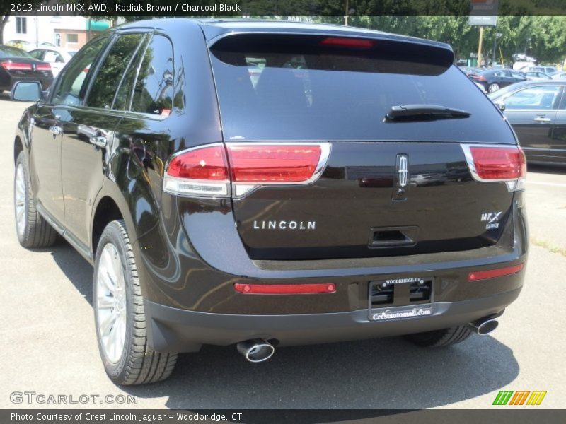 Kodiak Brown / Charcoal Black 2013 Lincoln MKX AWD