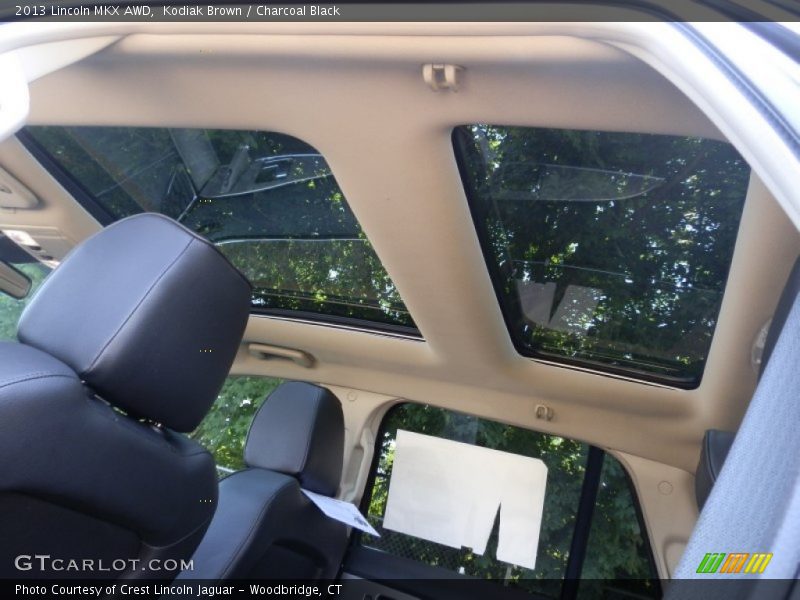 Sunroof of 2013 MKX AWD