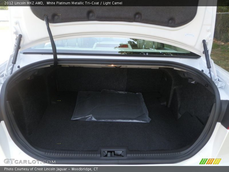 White Platinum Metallic Tri-Coat / Light Camel 2012 Lincoln MKZ AWD