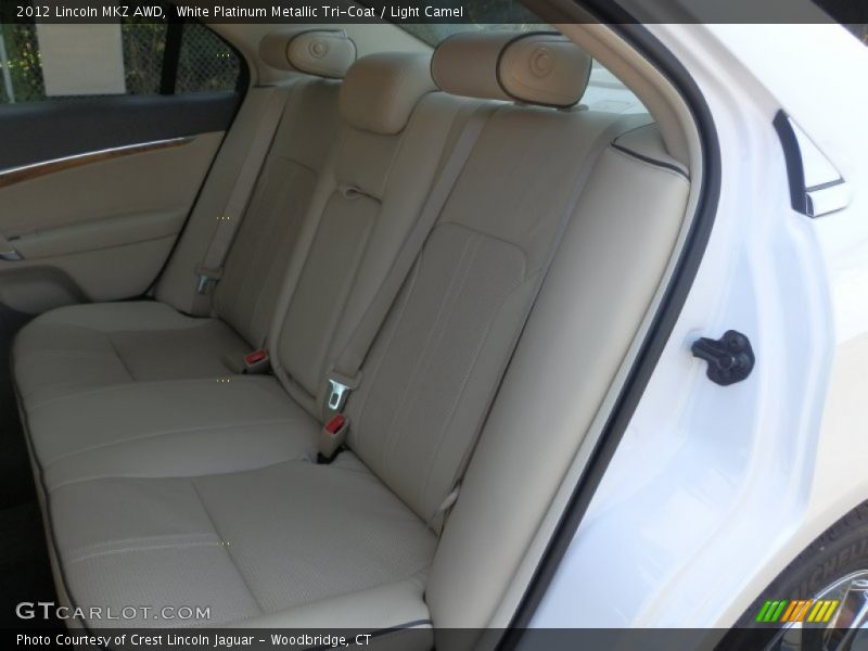White Platinum Metallic Tri-Coat / Light Camel 2012 Lincoln MKZ AWD