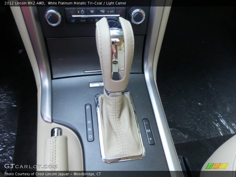 White Platinum Metallic Tri-Coat / Light Camel 2012 Lincoln MKZ AWD