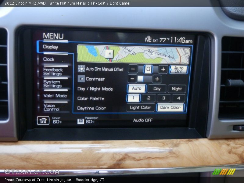 White Platinum Metallic Tri-Coat / Light Camel 2012 Lincoln MKZ AWD