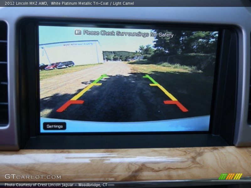 White Platinum Metallic Tri-Coat / Light Camel 2012 Lincoln MKZ AWD