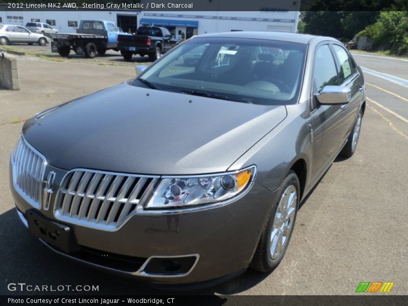Sterling Gray Metallic / Dark Charcoal 2012 Lincoln MKZ AWD