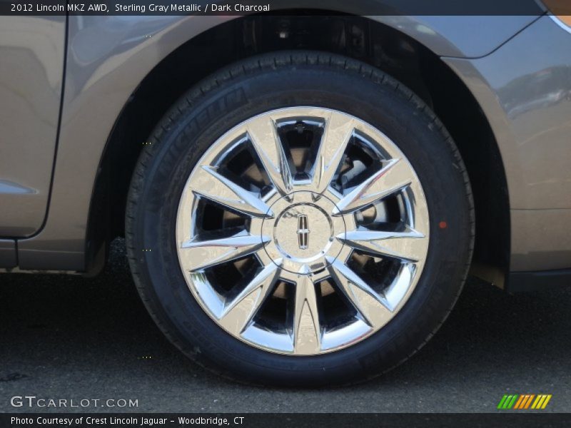 Sterling Gray Metallic / Dark Charcoal 2012 Lincoln MKZ AWD