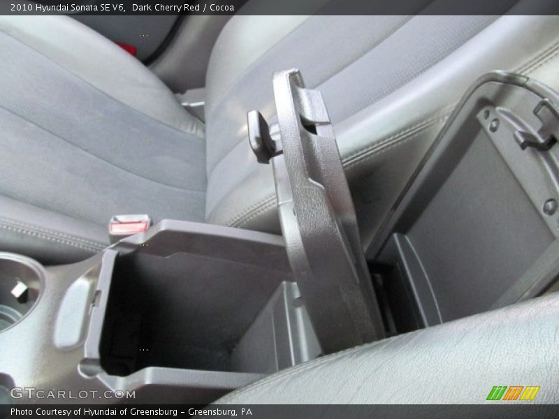 Dark Cherry Red / Cocoa 2010 Hyundai Sonata SE V6