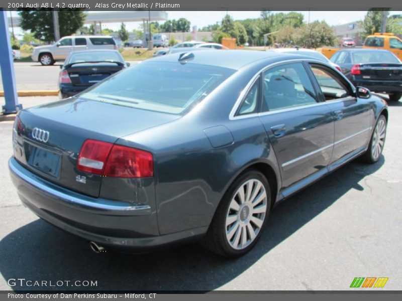 Atlas Grey Metallic / Platinum 2004 Audi A8 L 4.2 quattro