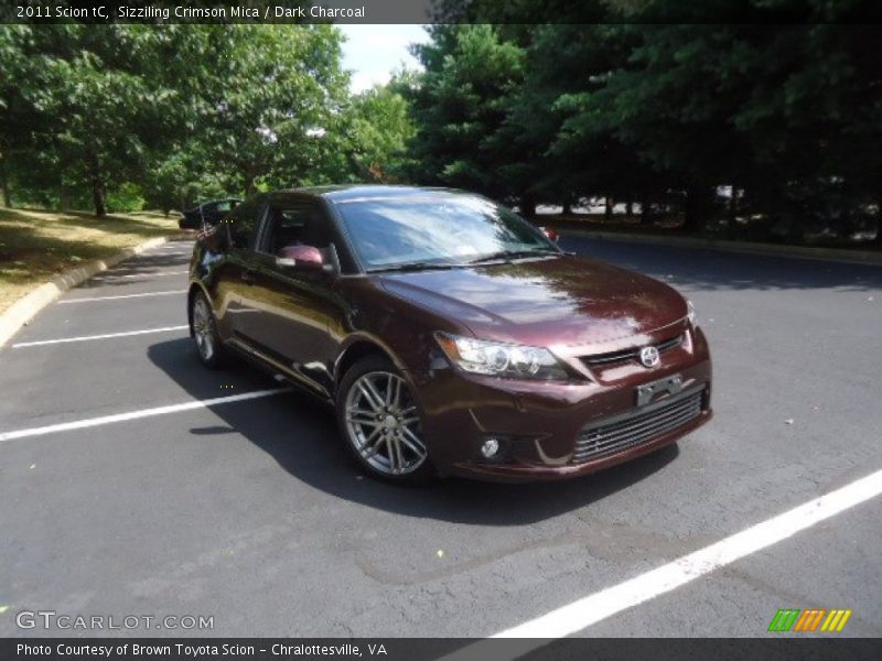 Sizziling Crimson Mica / Dark Charcoal 2011 Scion tC