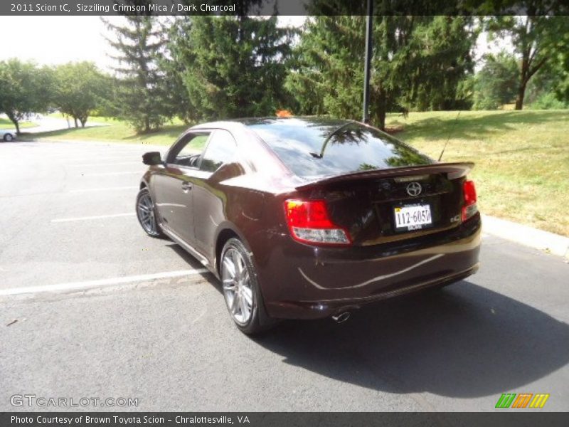 Sizziling Crimson Mica / Dark Charcoal 2011 Scion tC