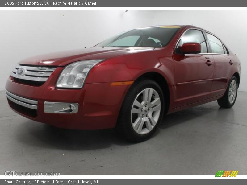 Redfire Metallic / Camel 2009 Ford Fusion SEL V6