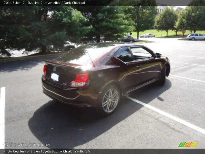 Sizziling Crimson Mica / Dark Charcoal 2011 Scion tC