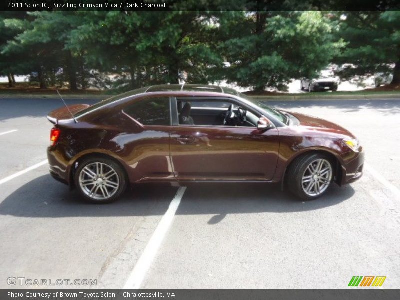 Sizziling Crimson Mica / Dark Charcoal 2011 Scion tC