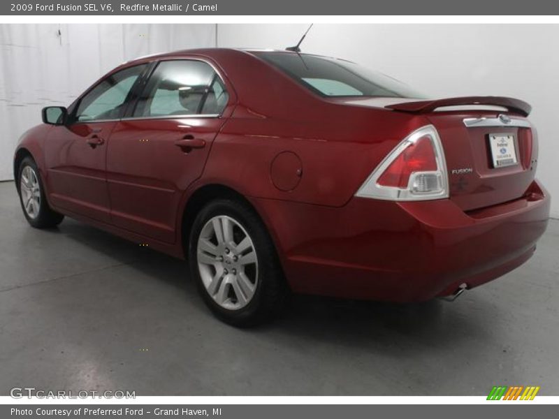 Redfire Metallic / Camel 2009 Ford Fusion SEL V6