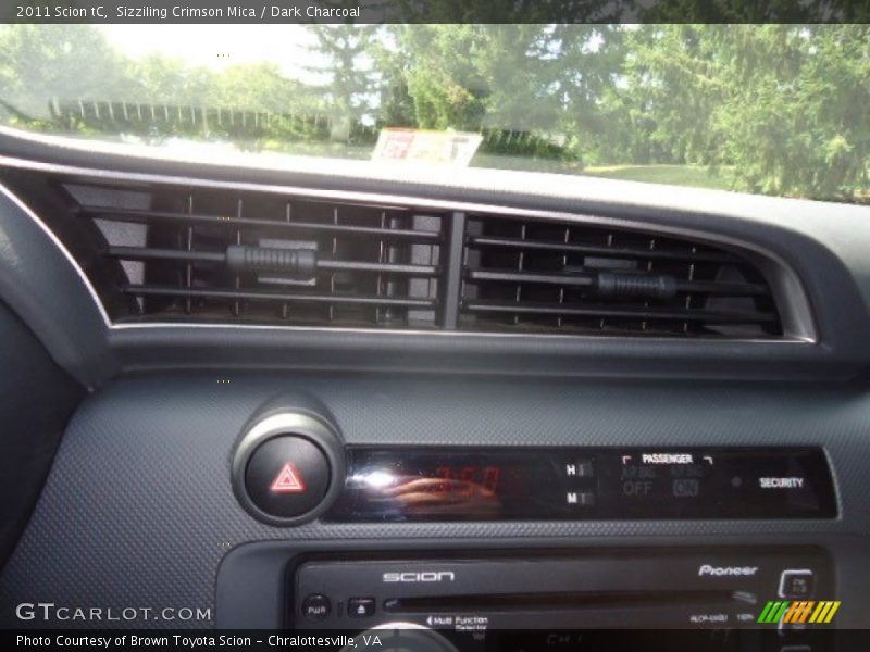 Sizziling Crimson Mica / Dark Charcoal 2011 Scion tC