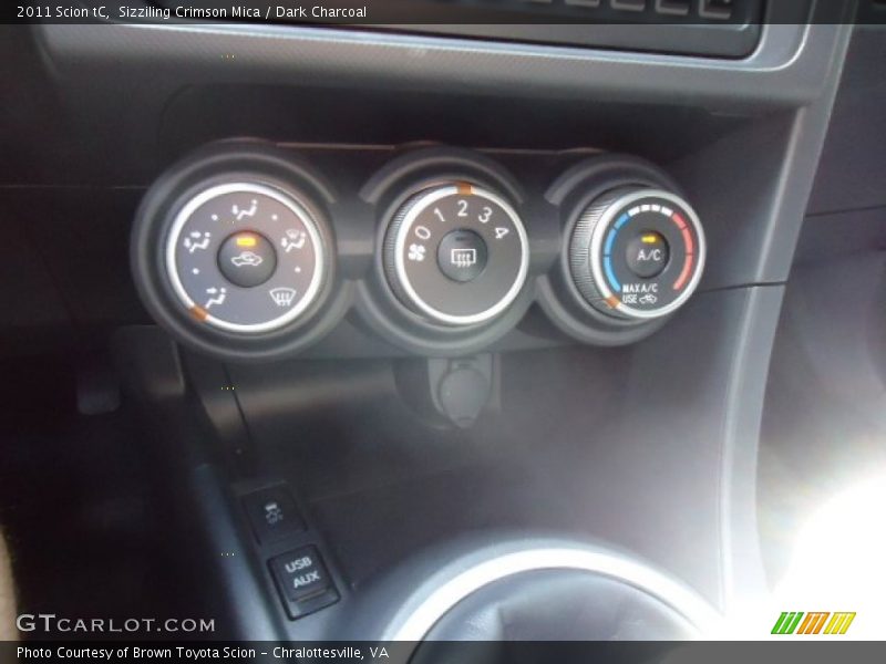 Sizziling Crimson Mica / Dark Charcoal 2011 Scion tC