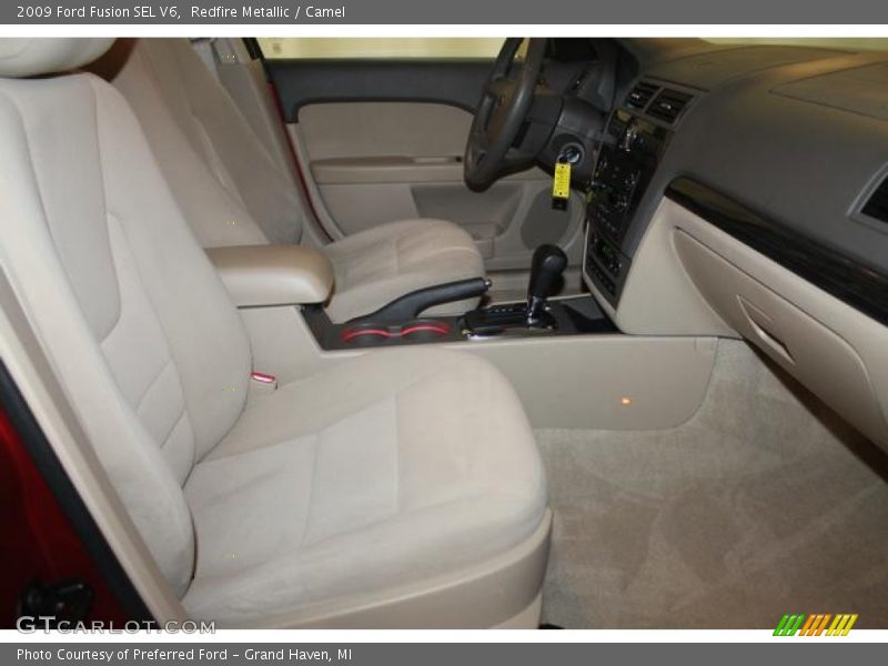Redfire Metallic / Camel 2009 Ford Fusion SEL V6
