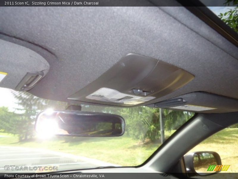 Sizziling Crimson Mica / Dark Charcoal 2011 Scion tC