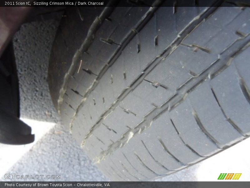 Sizziling Crimson Mica / Dark Charcoal 2011 Scion tC