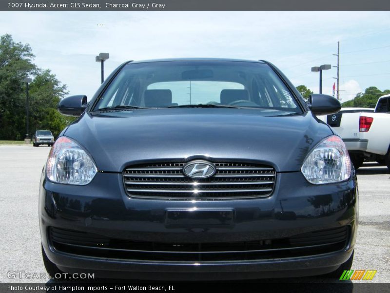Charcoal Gray / Gray 2007 Hyundai Accent GLS Sedan