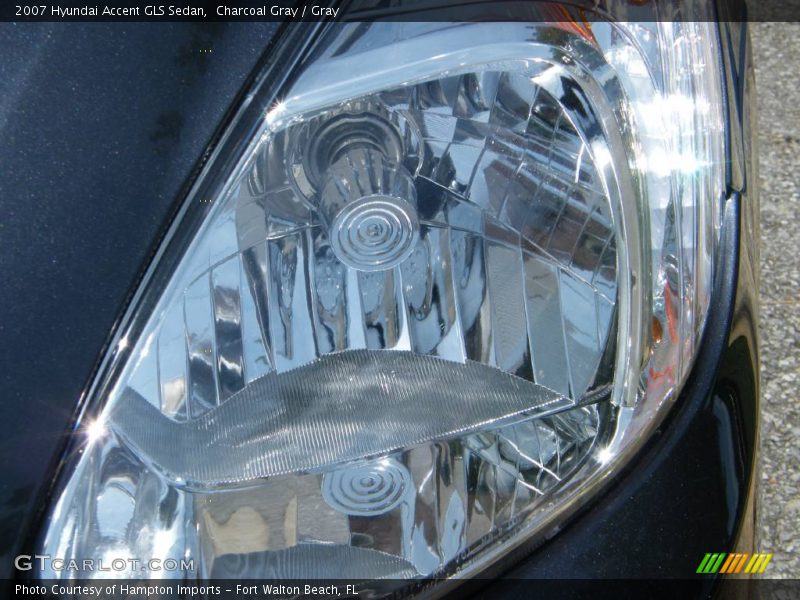 Charcoal Gray / Gray 2007 Hyundai Accent GLS Sedan
