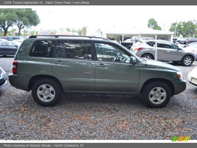 Oasis Green Pearl / Ivory Beige 2006 Toyota Highlander I4