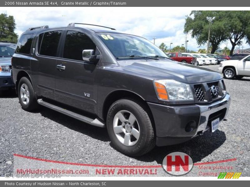 Granite Metallic / Graphite/Titanium 2006 Nissan Armada SE 4x4