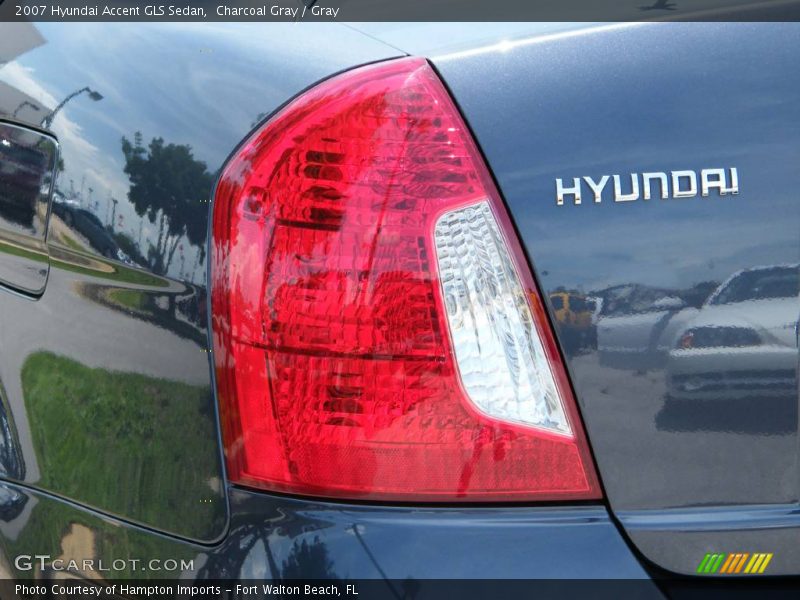Charcoal Gray / Gray 2007 Hyundai Accent GLS Sedan