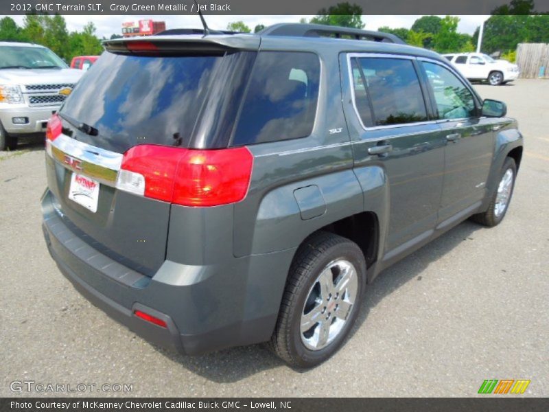 Gray Green Metallic / Jet Black 2012 GMC Terrain SLT