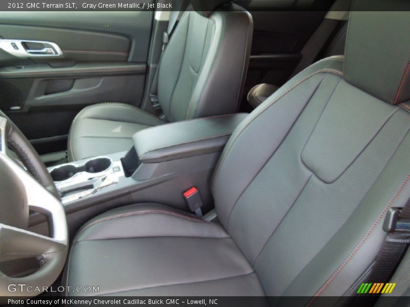 Gray Green Metallic / Jet Black 2012 GMC Terrain SLT
