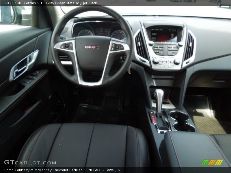 Gray Green Metallic / Jet Black 2012 GMC Terrain SLT