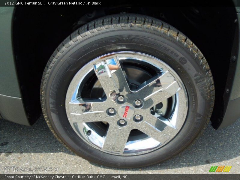 Gray Green Metallic / Jet Black 2012 GMC Terrain SLT