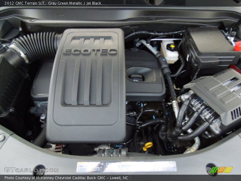 Gray Green Metallic / Jet Black 2012 GMC Terrain SLT