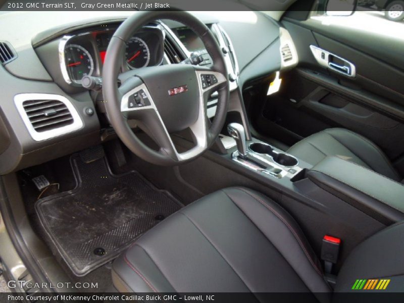 Gray Green Metallic / Jet Black 2012 GMC Terrain SLT
